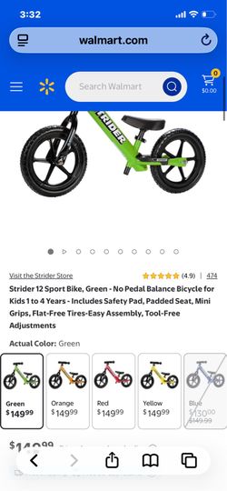 Strider classic bike