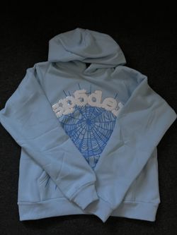 Light blue spider hoodie size large