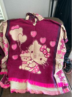 Hello kitty poncho