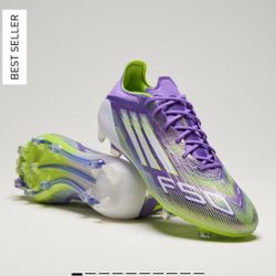 Adidas F50 Elite soccer cleats - purple and white #soccercleats 