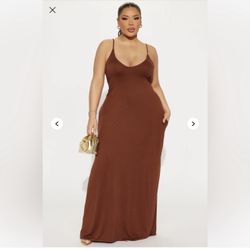 Brown Maxi Dress