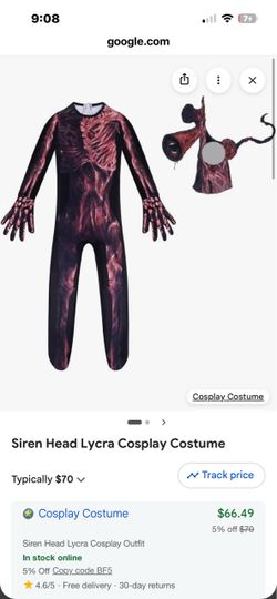 Siren Head Lycra Cosplay Costume