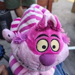 Cheshire Cat Plushy Disney  and Cheshire cat small purse