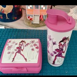 New Tupperware Kids Barbie lunch kit