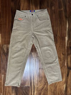 Empyre Khaki Corduroy Loose Fit Skate Pants