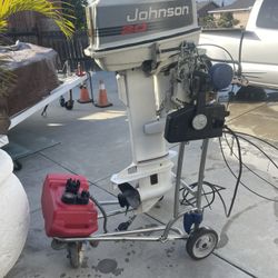 1993 JOHNSON 20HP - 2 STROKE ( Long-Shaft) OUTBOARD MOTOR 