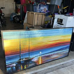 Hand Painted Pictures w/ Frame