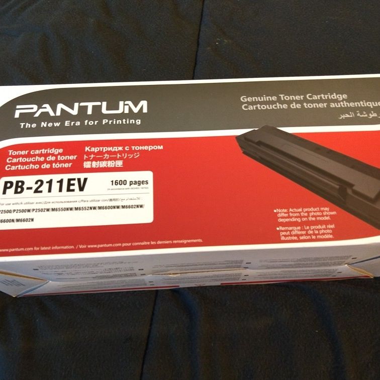 Brand New Pantum Genuine Toner Cartridge pb-211ev
