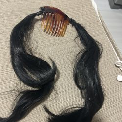 Brand New, Unique Hair Extension/attachment BLACK 