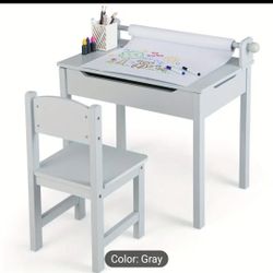 Brand new in box 📦  Wooden toddler table with chair!