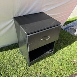 Night Stand And Queen Size Mattress