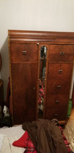 Antique dresser and vanity