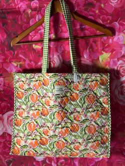 Bath & Body Works x Vera Bradley Peach Blossom Tote THE BAG ONLY.
