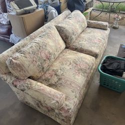 Floral couch