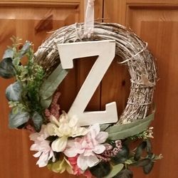 Intial Letter Z wreath 