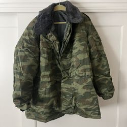 Vintage Russian V-98 Military Jacket 