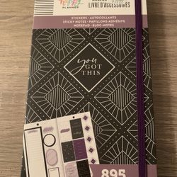 Happy planner Girls With Goals accessory sticker book