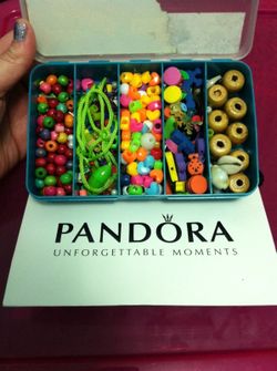 Colorful beads with box included!