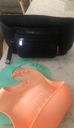 Skip hop stroller organizer , 2 silicone bins