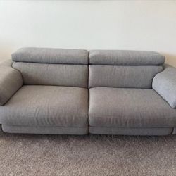 Tilin Grey Power Recliner Sofa 