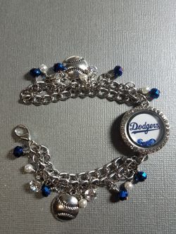 Los Angeles Dodgers (Kershaw) Charm Bracelet