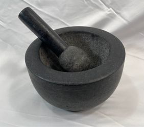 20 LB Heavy Solid Stone Mortar & Pestle 7.5" Large Spice Grinder