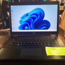 Dell Latitude E5470 Laptop

Intel Core i5-6300U

2.40GHz Dual Core

16GB RAM 512GB SSD
WiFi Webcam Bluetooth HDMI
14" Screen