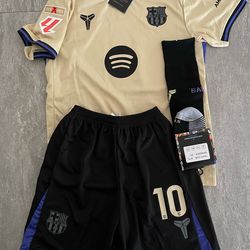 Kids Barcelona 25/26 Lamine Yamal 10 Third Kobe Jersey