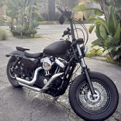 2015 Harley Davidson 48 Forty-Eight Custom Bobber Sportster Punisher w/ Security System 