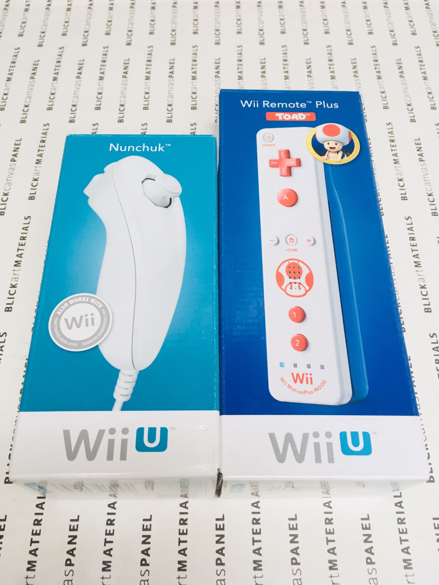 Toad Wii U Motion plus remote & Nunchuk Controller
