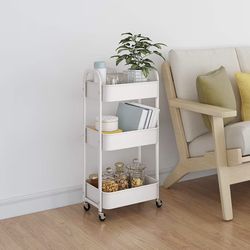 3 tier rolling utility cart