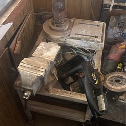 Shop Drill Press With Vice