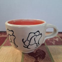 CERAMIC DOG MUG - SIGNED 