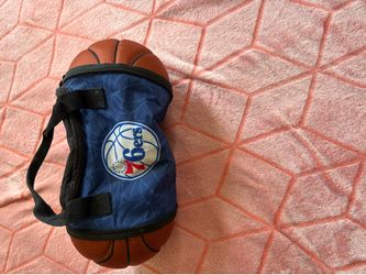 Philadelphia 76ers Mini Basketball with Bag