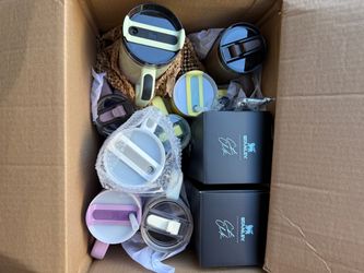 Box of Stanley tumblers