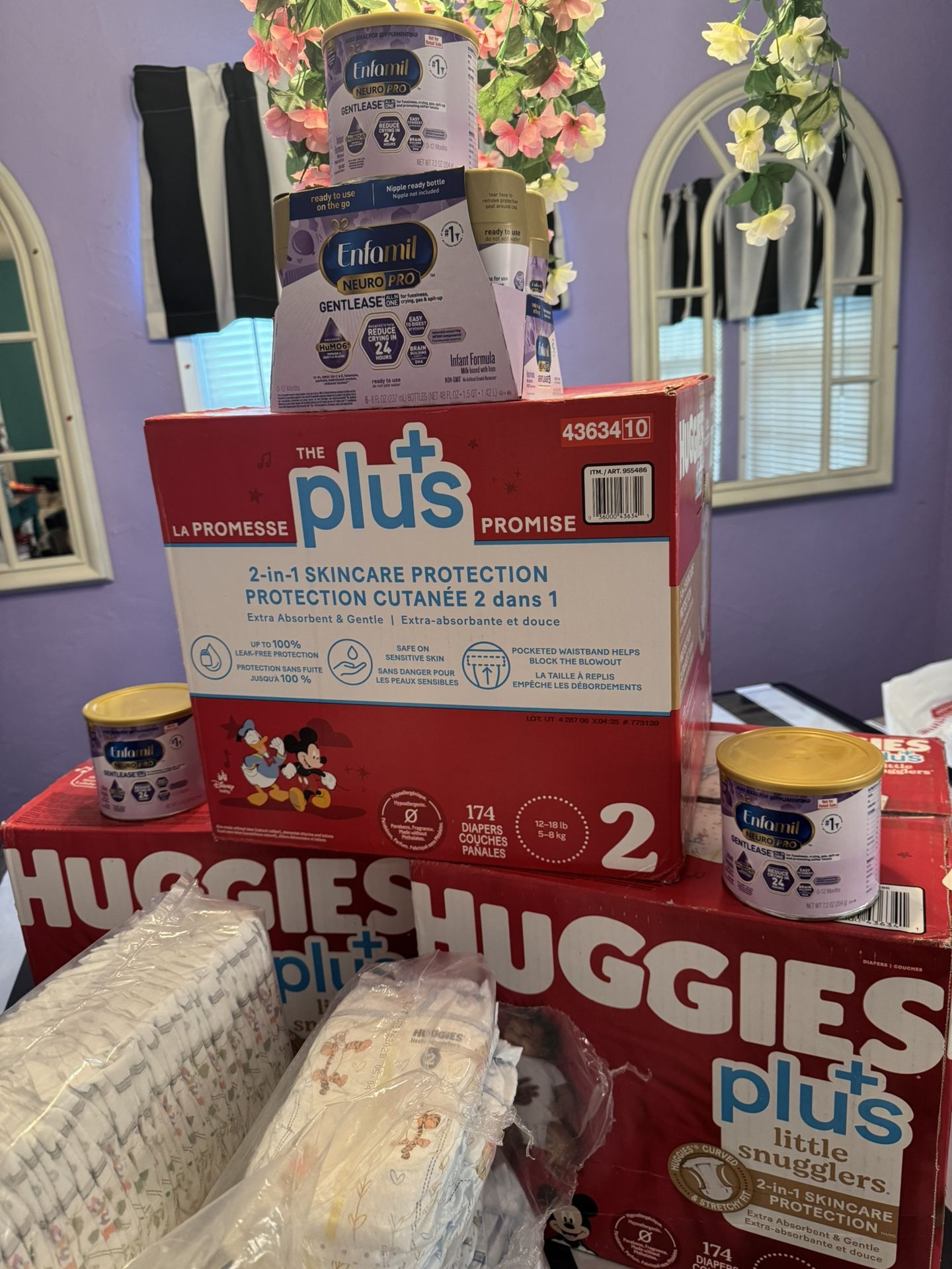 Size 2 Huggie Diapers And More