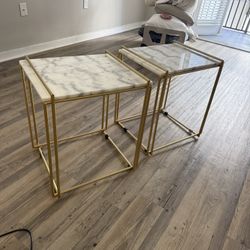 Marble Side Tables 