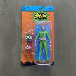 In Hand, Brand New, Never Opened McFarlane DC Classic TV Series Batman 1966 - Riddler - 6” Action Figure