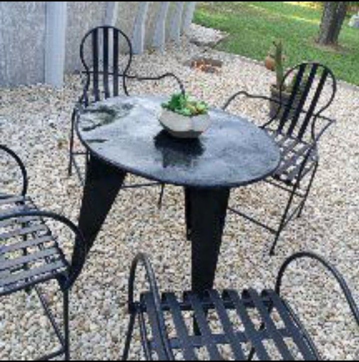Solid Heavy Iron Custom Made Patio Outdoor Furniture