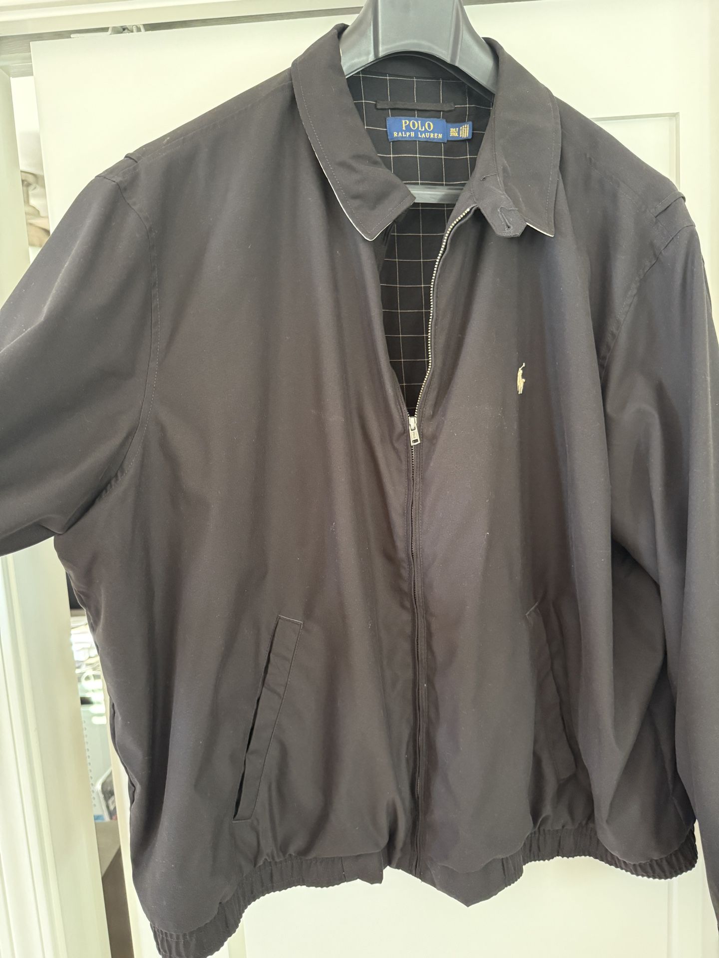 Mens Polo Jacket - Black