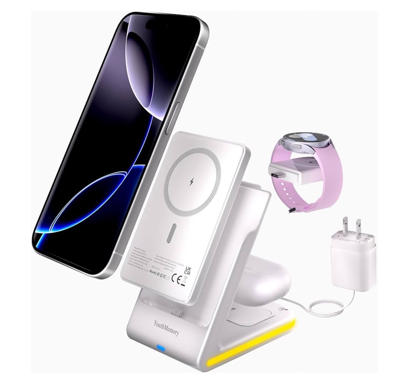 Wireless Charger 5 in 1 Magnetic Charging Station