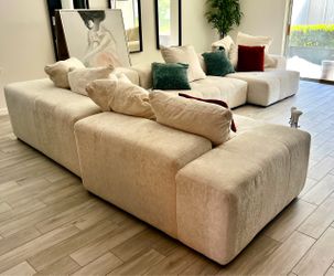 4 Piece Sectional Couch Set