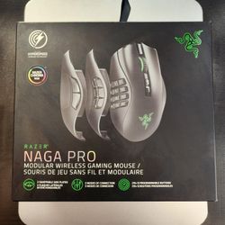 Razer Naga Pro Wireless Gaming Mouse – With Box & 3 Panels