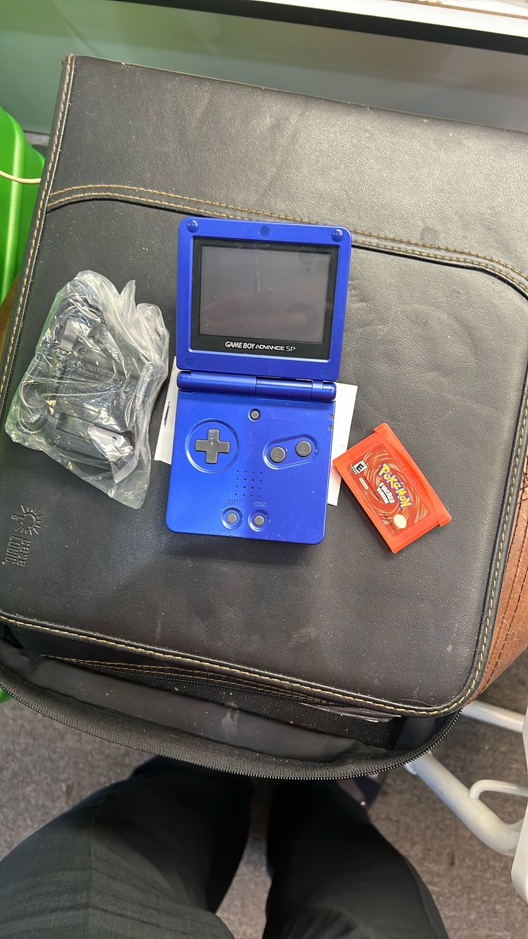 Gameboy So With Carver And Pokémon Fire Red Game