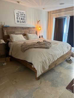 Eastern King Atticus Bedframe From Living Spaces