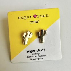 Tarte Sugar Stud Cactus Earrings 
