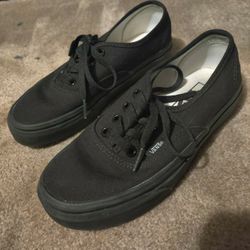 Vans Black Womens Size 5