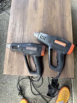 Two Warrior electric heat guns in good working