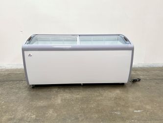NSF 72 inchs Curved Lid Chest Glass Freezer XS-560YXL