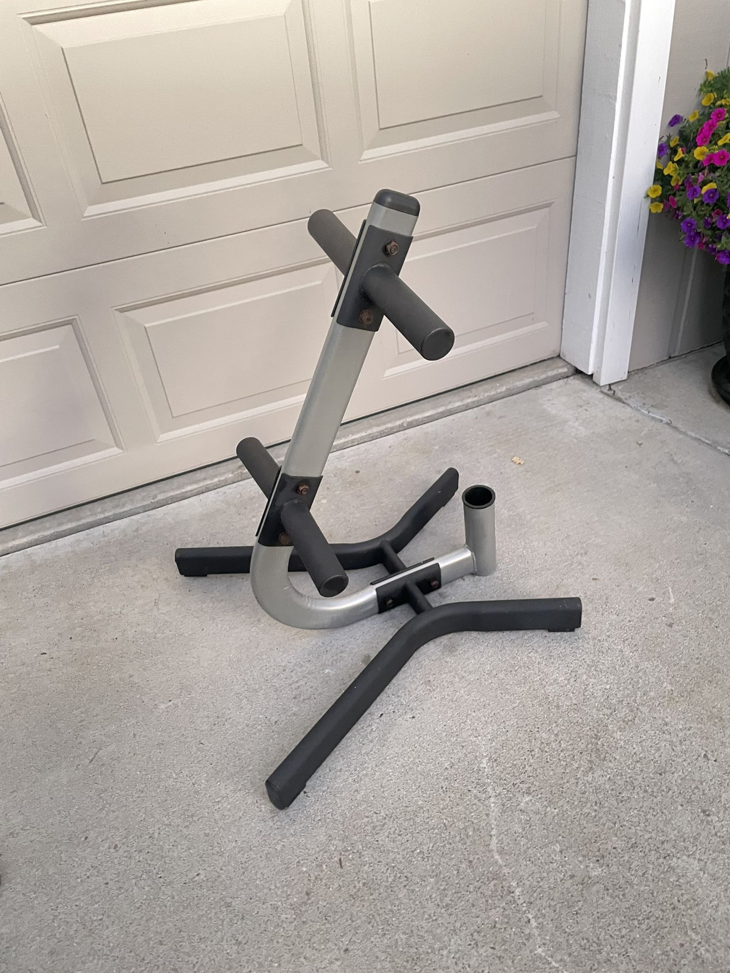 Weight Tree With Barbell Holder